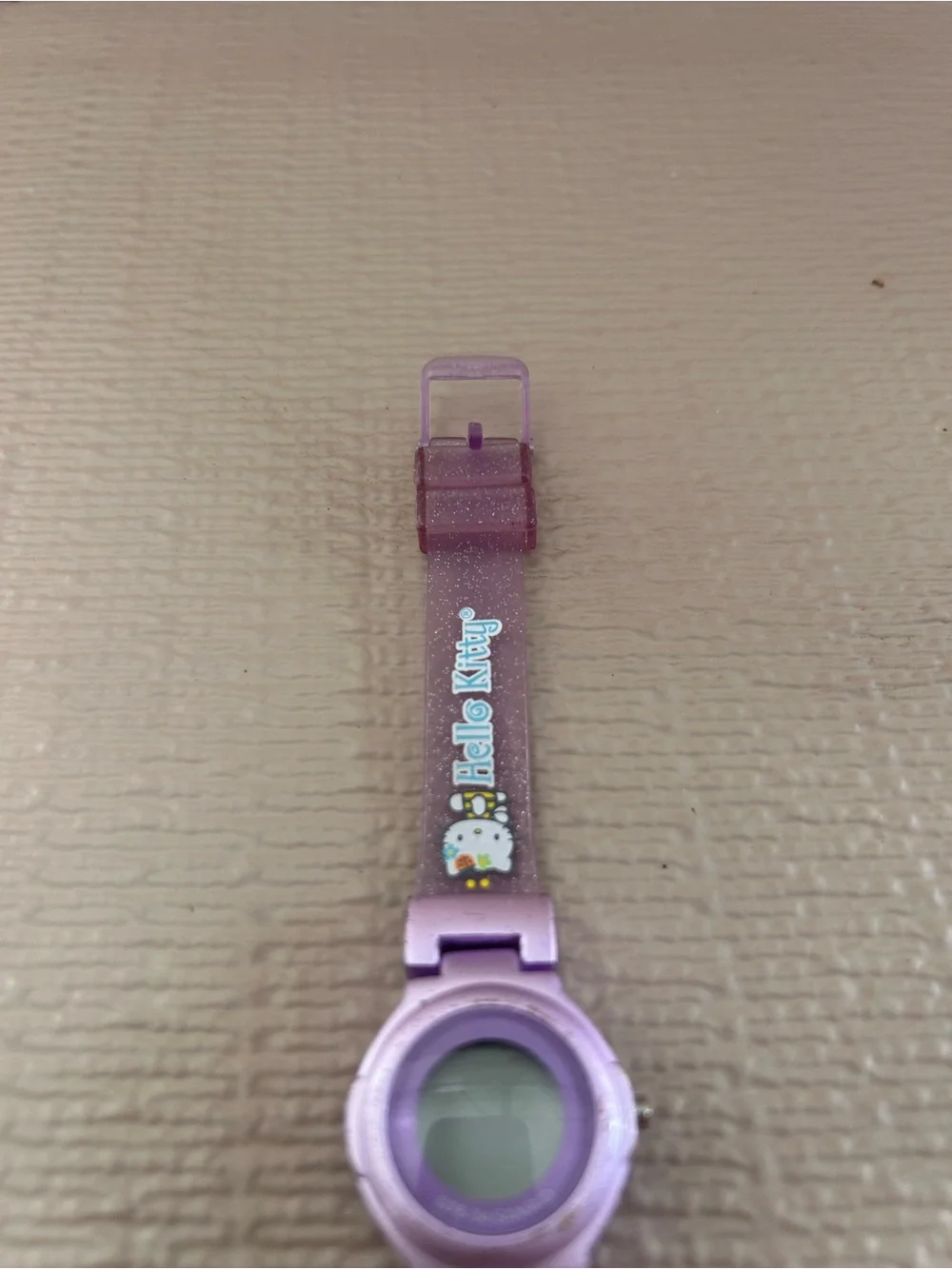 Sanrio Purple Glitter Kids Watch with Character Strap